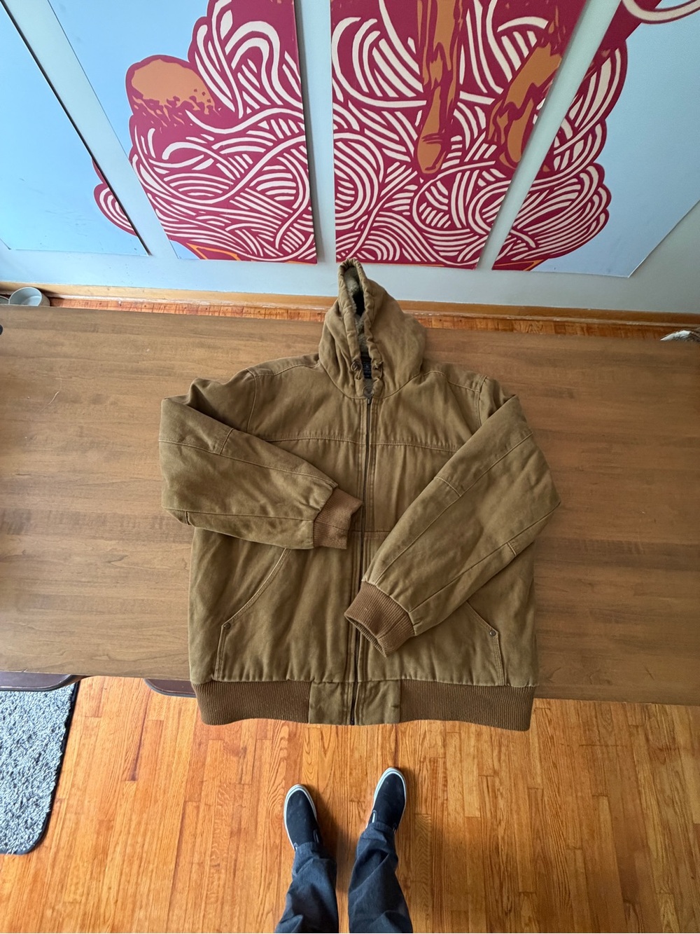 G.H. Bass & Co. Brown Hooded Field Jacket
